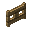 Puerta de valla de roble — bloque de Minecraft